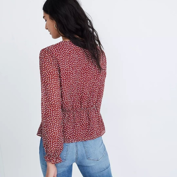 NWT Madewell Overture Top in Ditzy Flowers Small - Picture 4 of 5
